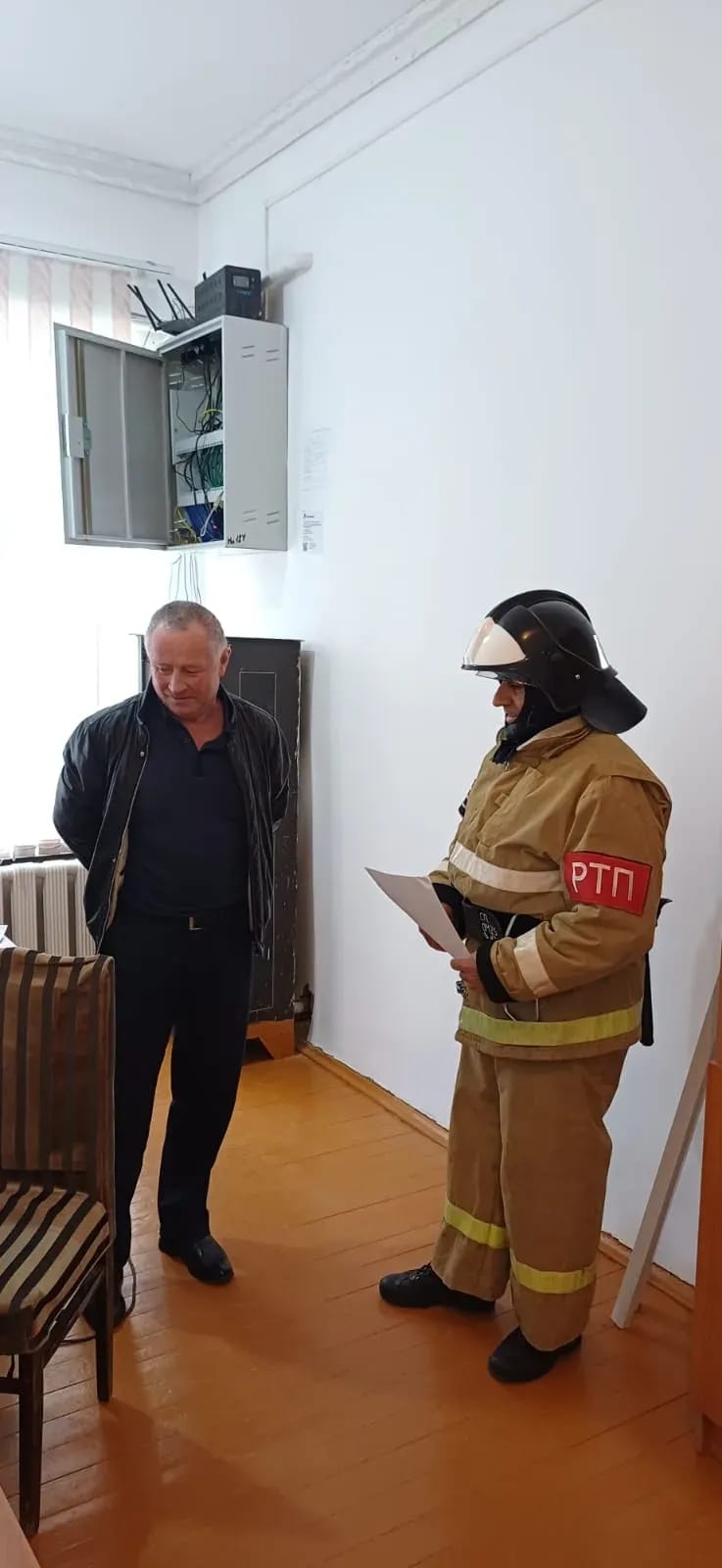 Мероприятия в рамках многоцелевого выезда осуществили работники ПЧ-52